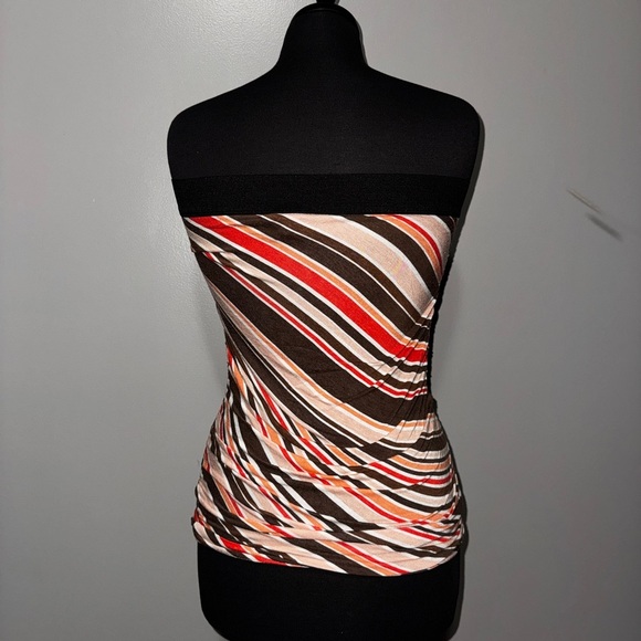 Bebe Multicolor Strapless Top - Picture 2 of 3